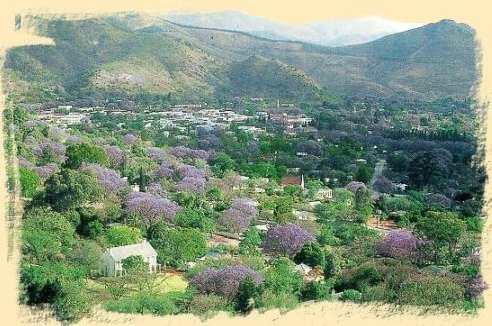 Barberton - South Africa, with the Jacaranda's in full bloom.